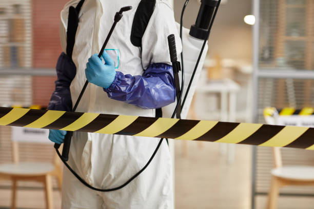 Professional Blood Cleanup technician working in Hume, CA